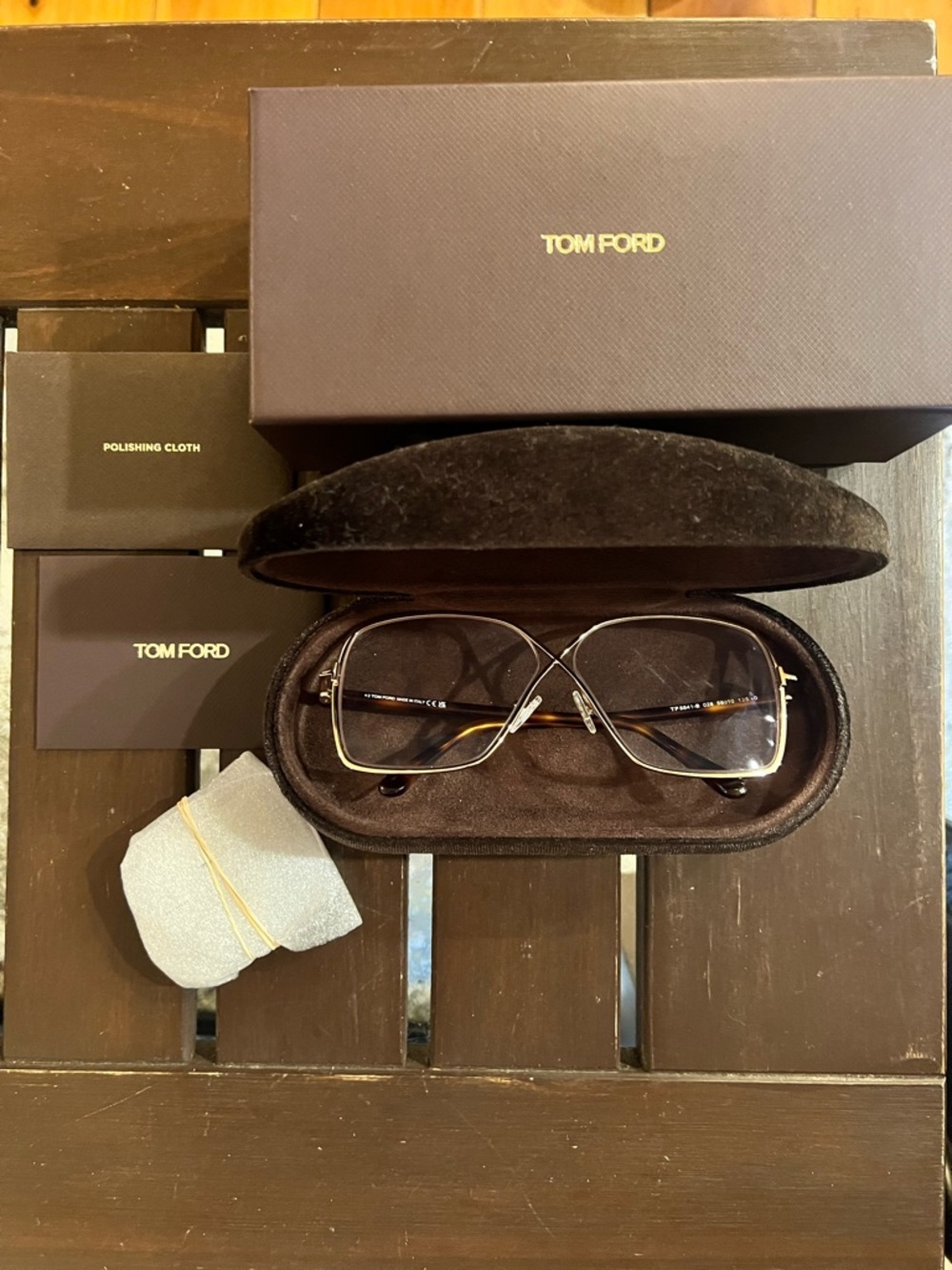 Tom Ford Gold Women's Glasses